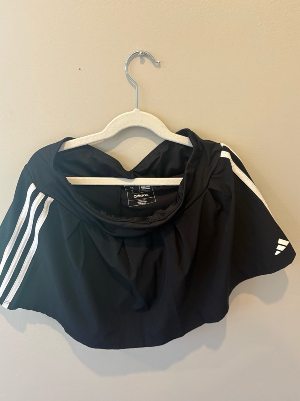 adidas Black and White Athletic Skirt